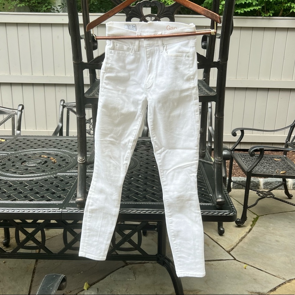 White True Skinny Jeans By Gap